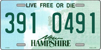 NH license plate 3910491