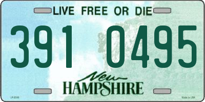 NH license plate 3910495