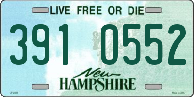 NH license plate 3910552