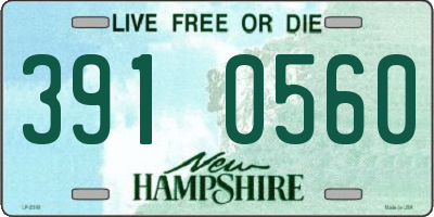 NH license plate 3910560