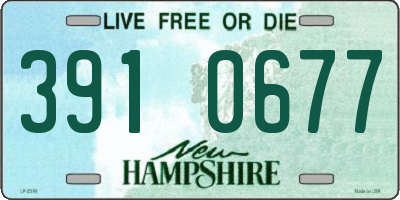 NH license plate 3910677