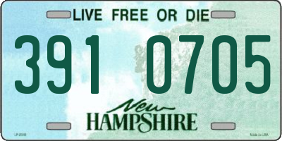 NH license plate 3910705
