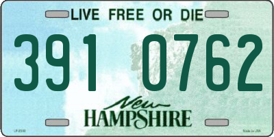 NH license plate 3910762