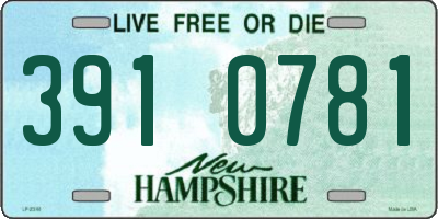 NH license plate 3910781