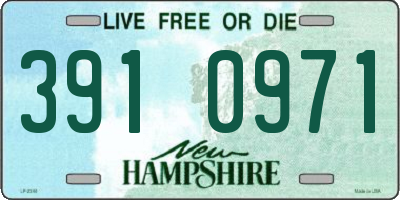 NH license plate 3910971