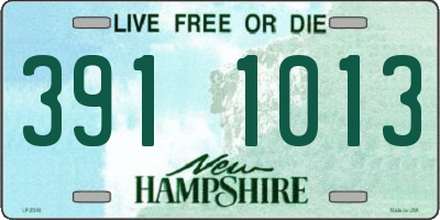 NH license plate 3911013