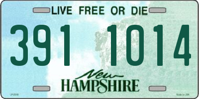 NH license plate 3911014
