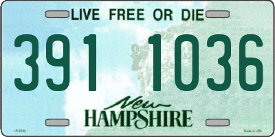 NH license plate 3911036