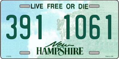 NH license plate 3911061