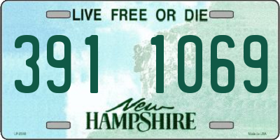 NH license plate 3911069