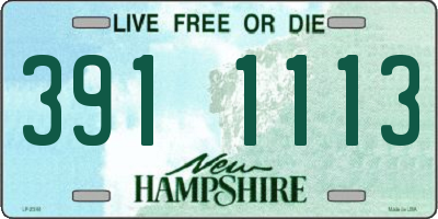 NH license plate 3911113