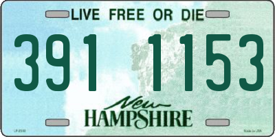 NH license plate 3911153