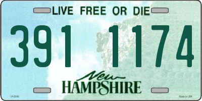 NH license plate 3911174