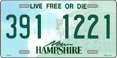 NH license plate 3911221