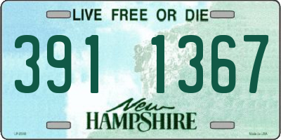 NH license plate 3911367