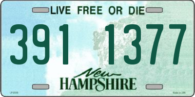 NH license plate 3911377