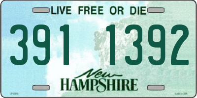 NH license plate 3911392