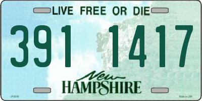 NH license plate 3911417