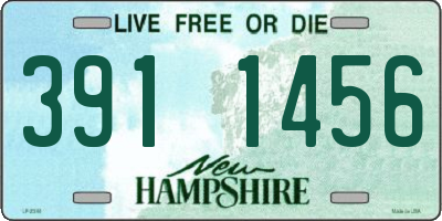 NH license plate 3911456