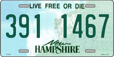 NH license plate 3911467