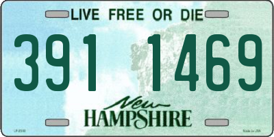 NH license plate 3911469