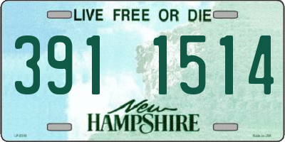 NH license plate 3911514