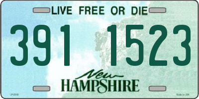 NH license plate 3911523