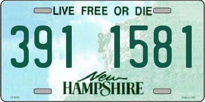 NH license plate 3911581