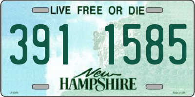 NH license plate 3911585