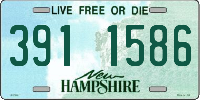 NH license plate 3911586