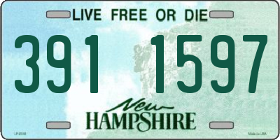 NH license plate 3911597