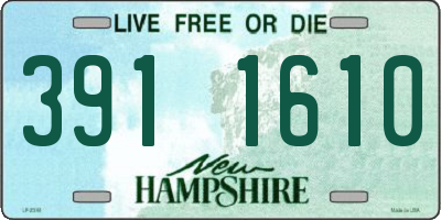 NH license plate 3911610