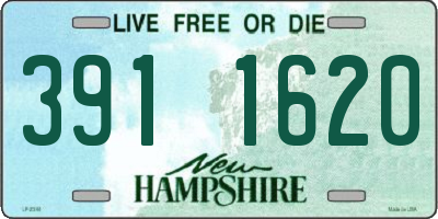 NH license plate 3911620