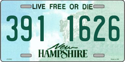 NH license plate 3911626