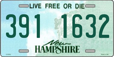 NH license plate 3911632