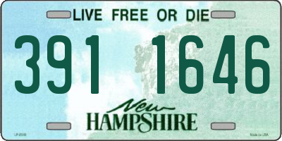 NH license plate 3911646