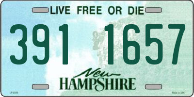 NH license plate 3911657