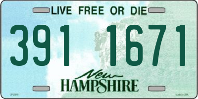 NH license plate 3911671