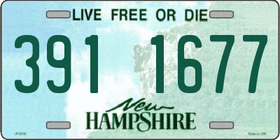 NH license plate 3911677