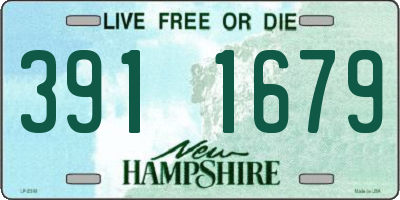 NH license plate 3911679