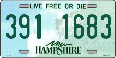 NH license plate 3911683