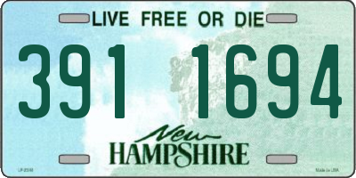NH license plate 3911694