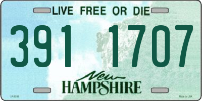 NH license plate 3911707