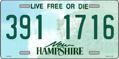 NH license plate 3911716