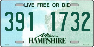 NH license plate 3911732