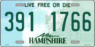 NH license plate 3911766