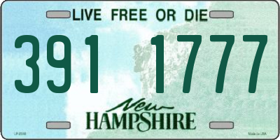 NH license plate 3911777