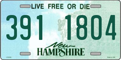 NH license plate 3911804