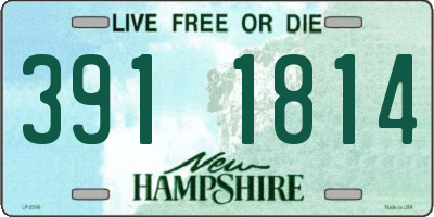 NH license plate 3911814