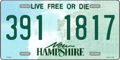 NH license plate 3911817